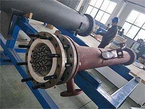 Теплообменник с системой разбавления серной кислоты